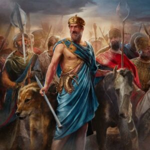 תמונה שמכילה תמונה, אומנות, לבוש, מיתולוגיה התיאור נוצר באופן אוטומטי