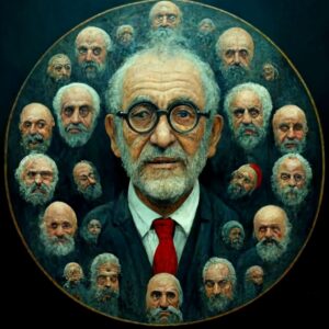 תמונה שמכילה פני אדם, משקפיים, איש, זקן אדם התיאור נוצר באופן אוטומטי