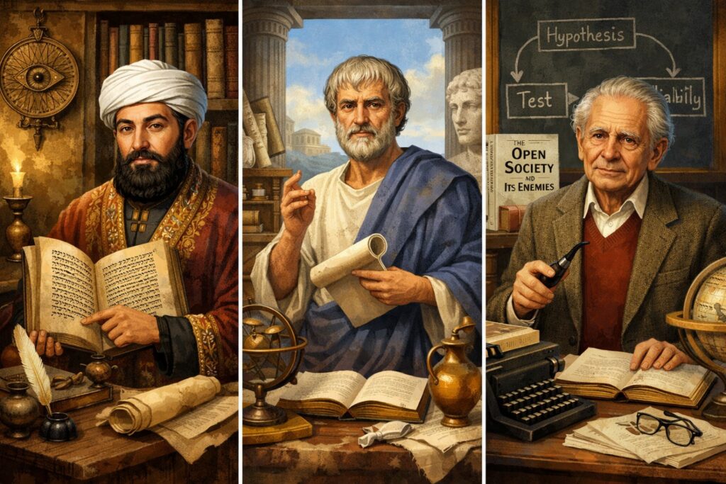 A collage of pictures of menAI-generated content may be incorrect.