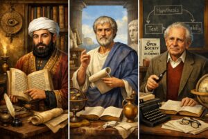 A collage of pictures of men AI-generated content may be incorrect.