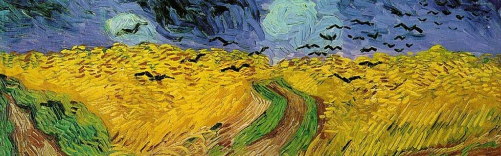 הציור ''שדה חיטה עם עורבים'' של ואן גוך, 1890 / צילום: ויקיפדיה